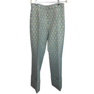 Valentino Garavani Metallic Wide Leg Pants, MSRP $4,000